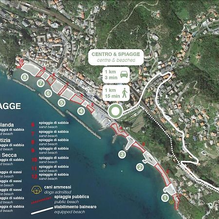Casa Vacanze Moneglia 2 Camere Con Terrazza Nel Verde Zewnętrze zdjęcie